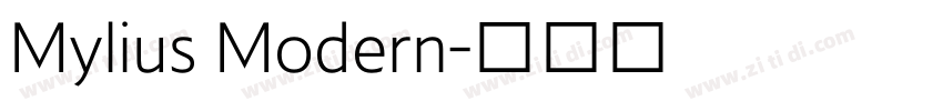 Mylius Modern字体转换 Mylius Modern字体转换